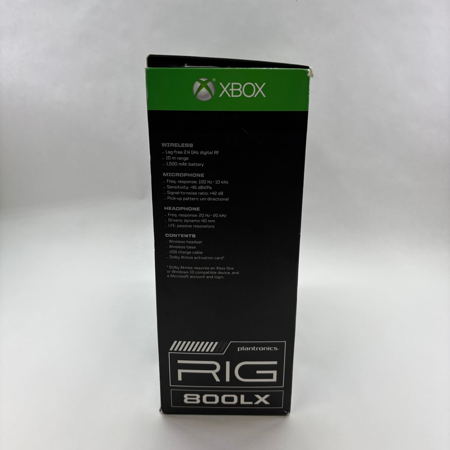 Plantronics Rig 800LX Black 902AH3 Wired Gaming Headset Xbox One  / PC