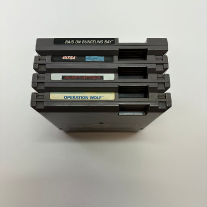 Lot of 4 Nintendo NES Games War