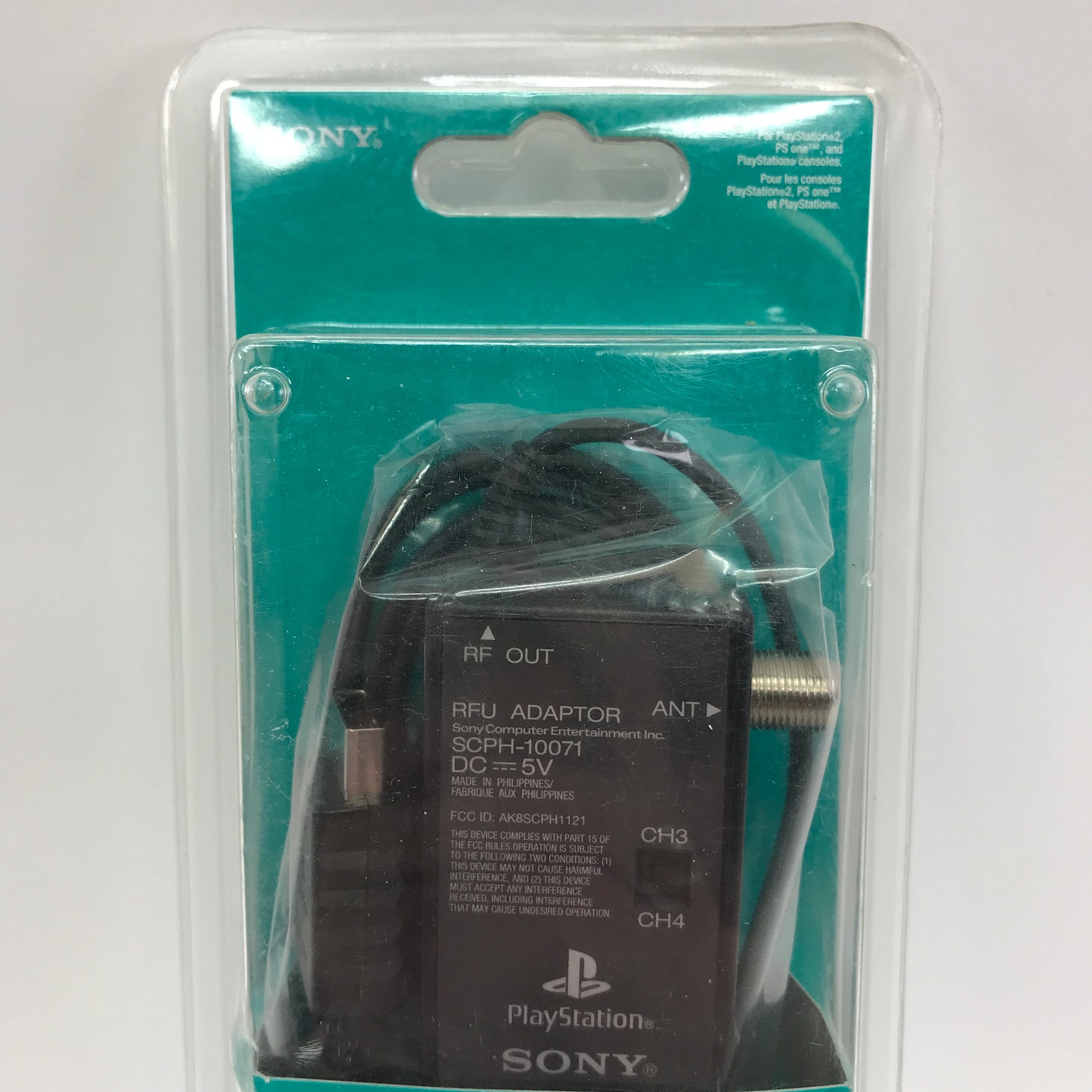 New Sony Playstation 1 PS1 RFU Adapter Black SCPH-10071