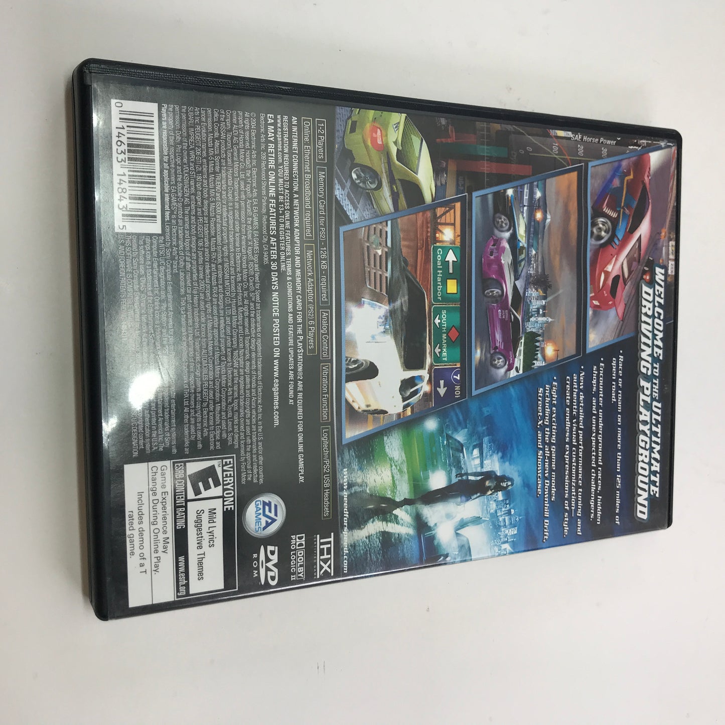 Need for Speed and Midnight Club 3 DUB Edition Bundle for PlayStation 2 (PS2)