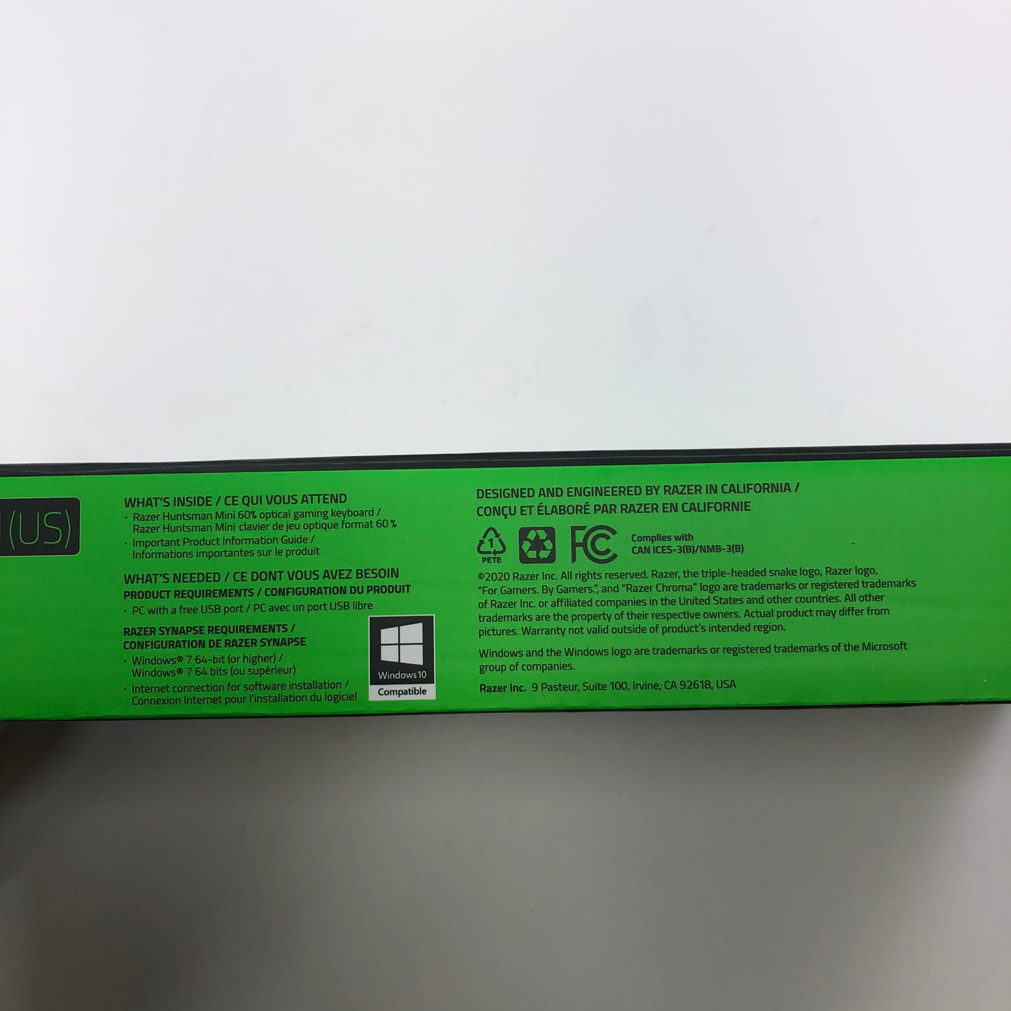 Razer Huntsman Mini 60% Optical Gaming Keyboard RZ03-0339 w/ Original Box