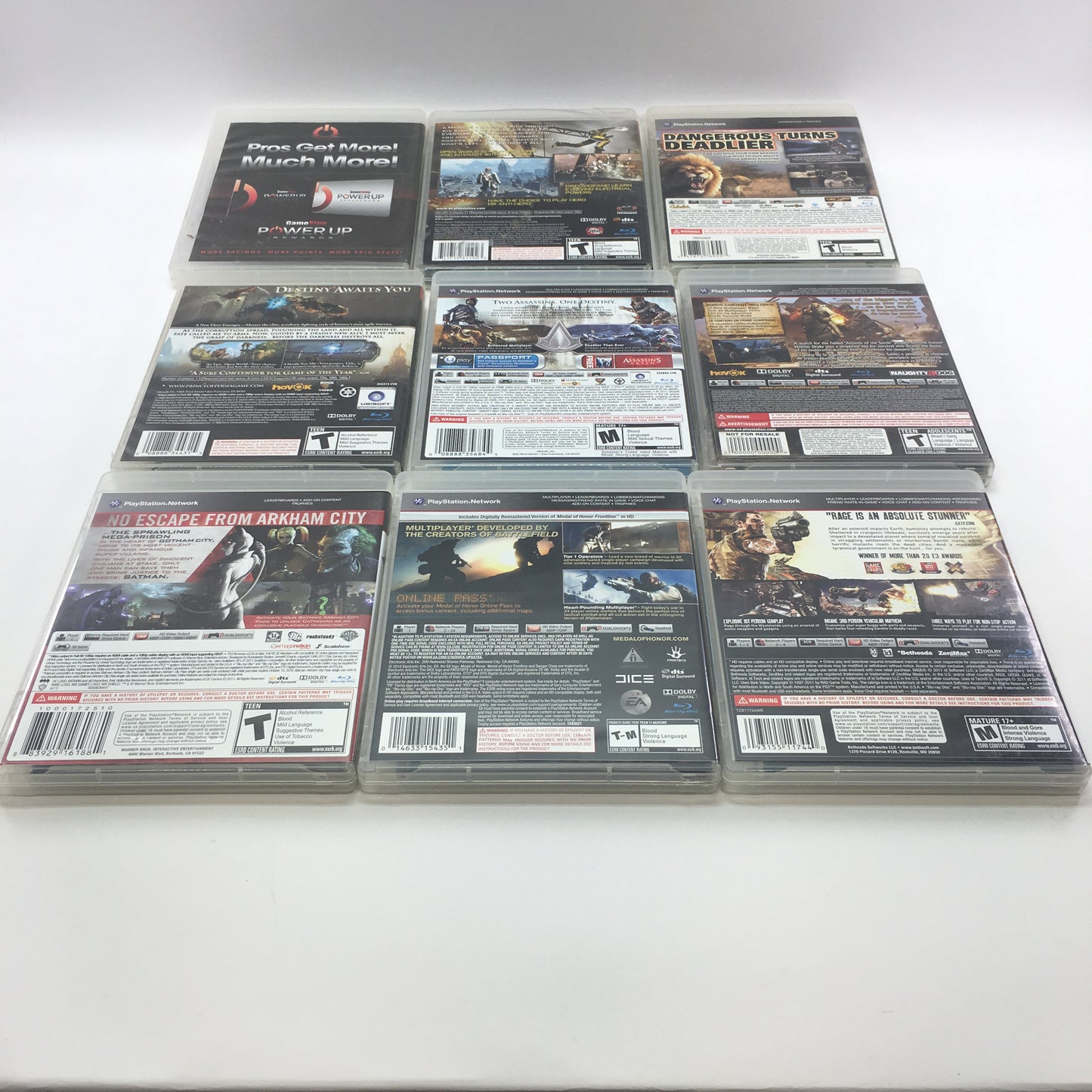 Lot of 57 Sony PlayStation 3 PS3 Games [Call of Duty, Grand Theft Auto and More]