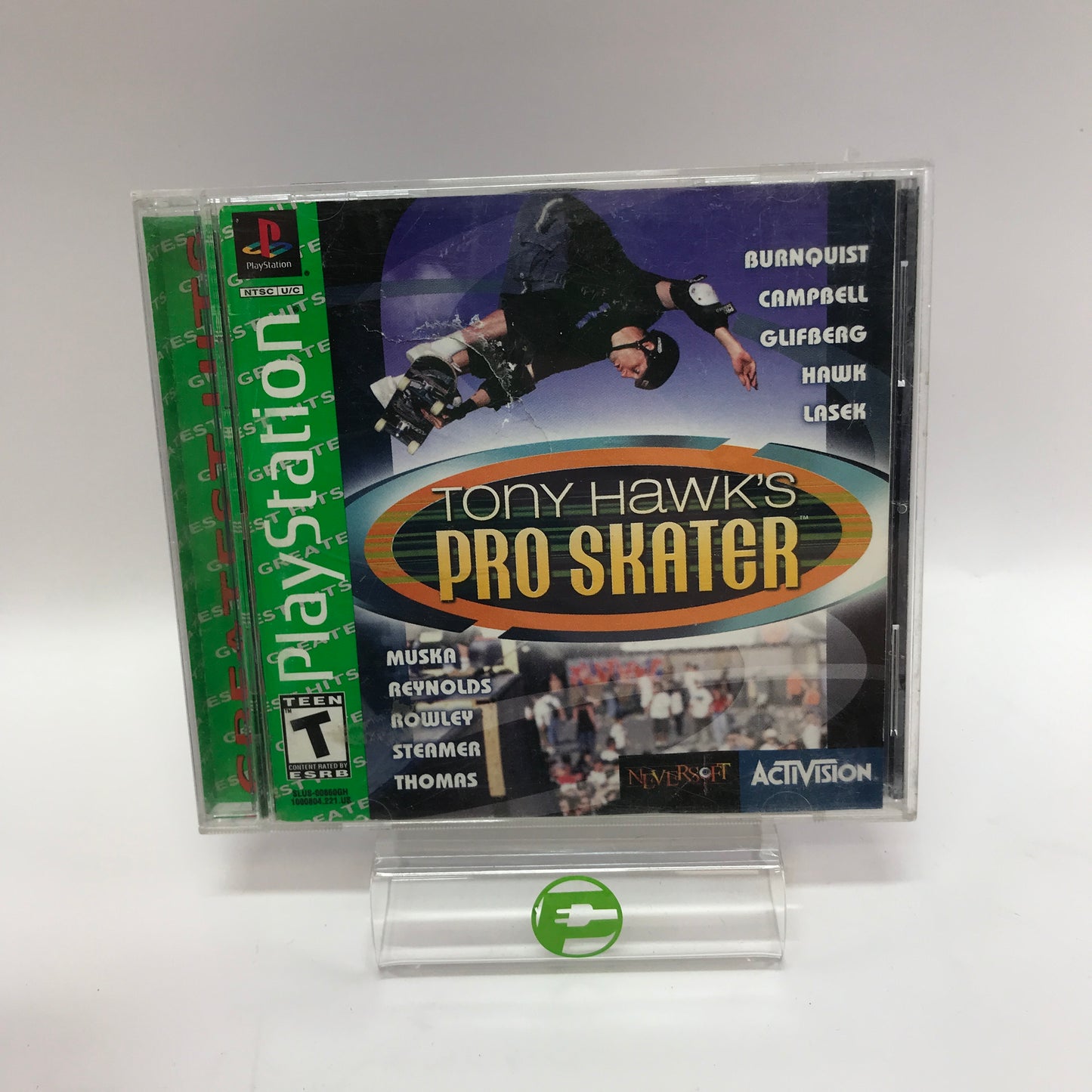 Tony Hawk's Pro Skater [Greatest Hits] (Sony PlayStation 1 PS1, 1999) CIB