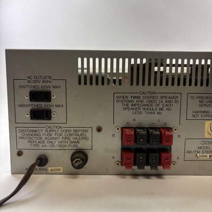 Broken Concept 3.5 AM/FM Stereo Receiver Read Description