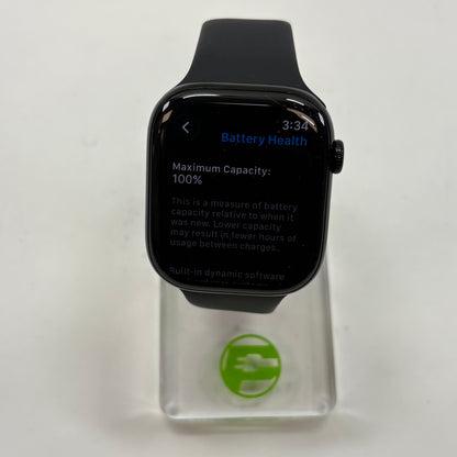 Unlocked Apple Watch Series 11 46MM Jet Black Aluminum Black SportBand MFC24LW/A