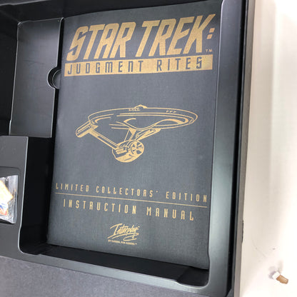 Star Trek: Judgment Rites [Limited CD-ROM Collector's Edition] (PC, 1994) No VHS