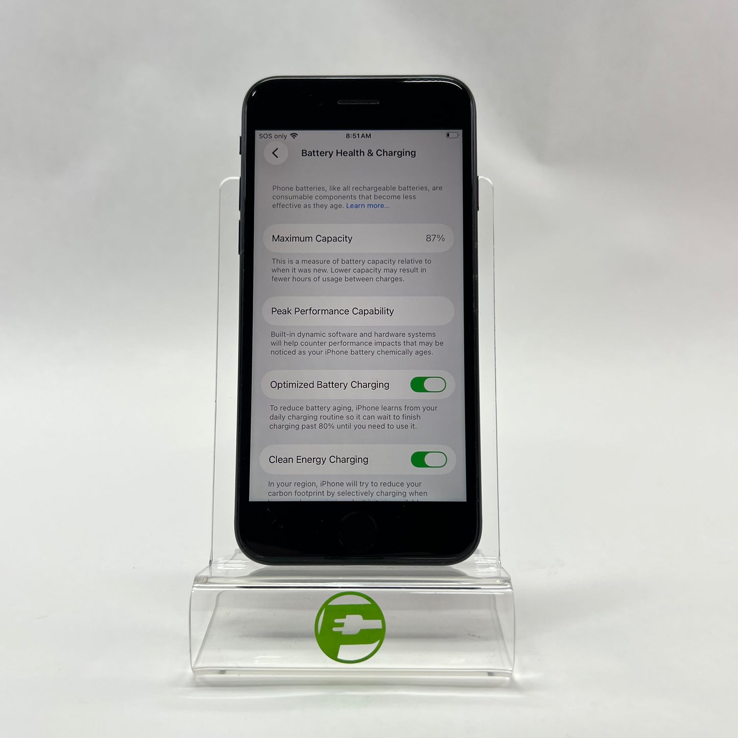 Factory Unlocked Apple iPhone SE 3rd Gen 64GB Midnight MNA93LL/A