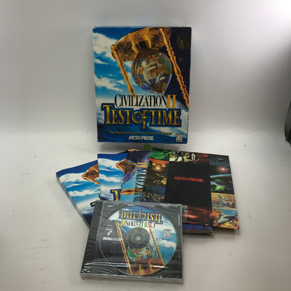 Civilization II: Test of Time (PC 1999) Complete in Original Box Sealed Disc CIB