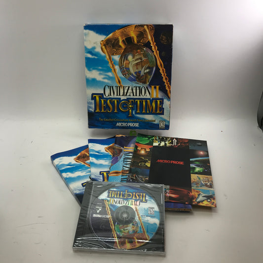 Civilization II: Test of Time (PC 1999) Complete in Original Box Sealed Disc CIB