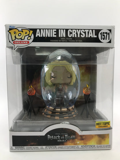 New Funko Pop Deluxe Annie In Crystal #1571 Hot Topic Exclusive