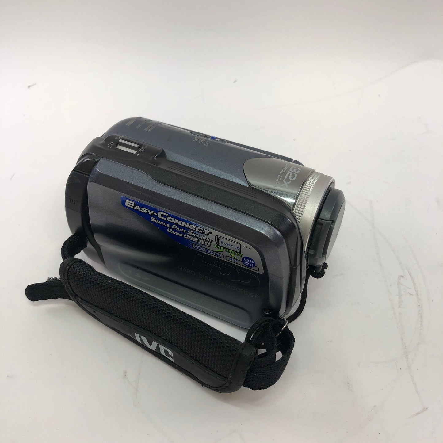 Broken JVC EVERIO GZ-MG37U Hard Disk Camcorder No Battery Parts Only