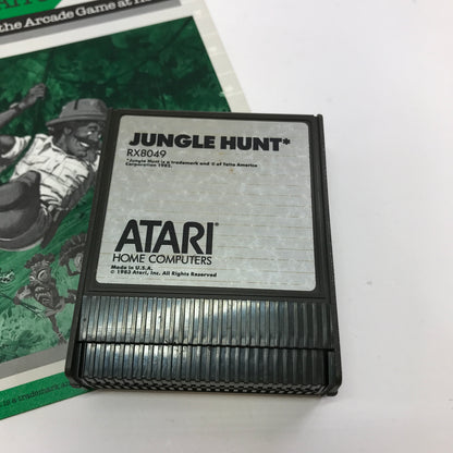 Jungle Hunt (Atari 400, 1981) Manual and Cartridge Only