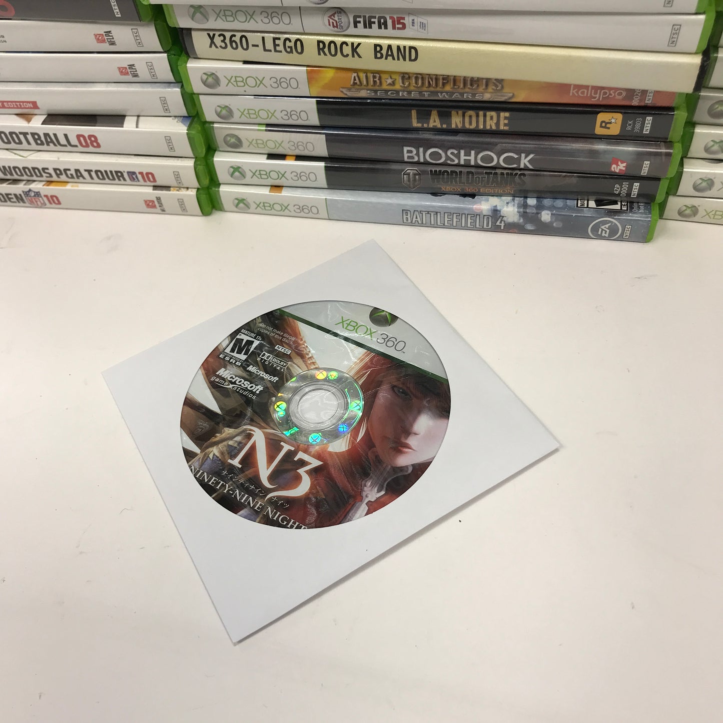 Lot of 133 Microsoft Xbox 360 Games [Call of Duty, Gears of War and More]