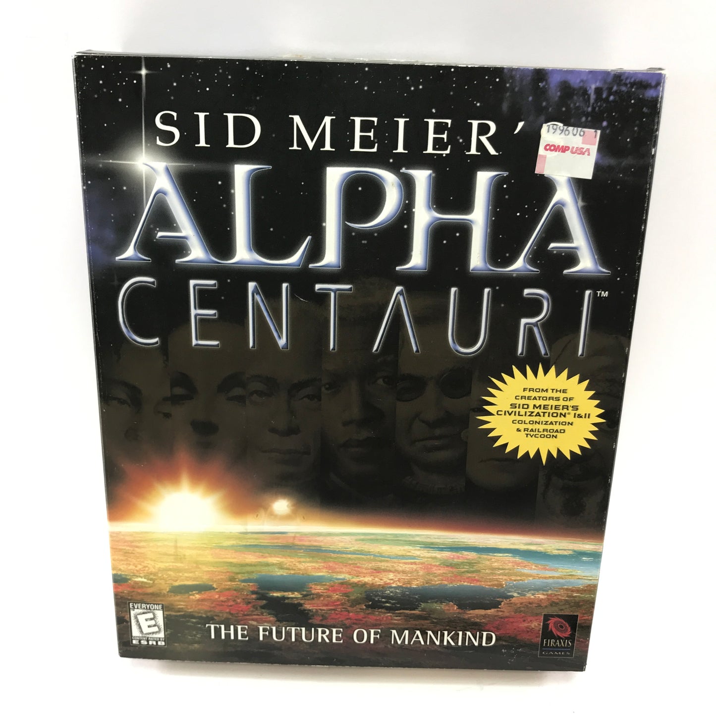 Sid Meier's Alpha Centauri  (PC, 1999) w Map and Manual CIB