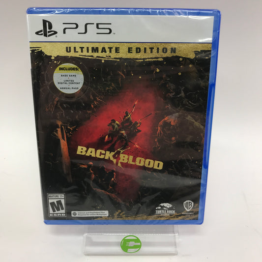 New Back 4 Blood [Ultimate Edition] (Sony PlayStation 5 PS5, 2021) Sealed