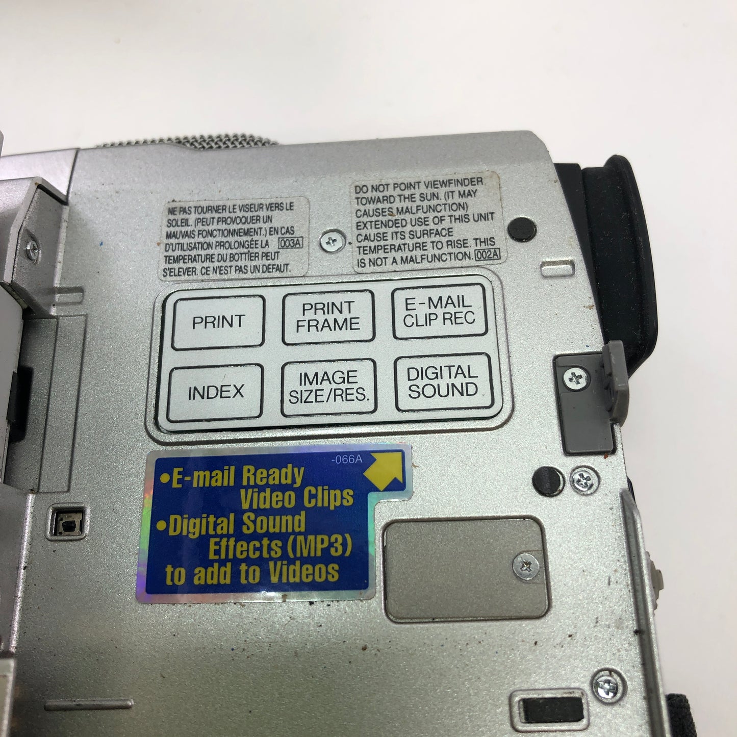 Broken JVC GR-DVM90U Digitial Still Camera Parts Only READ