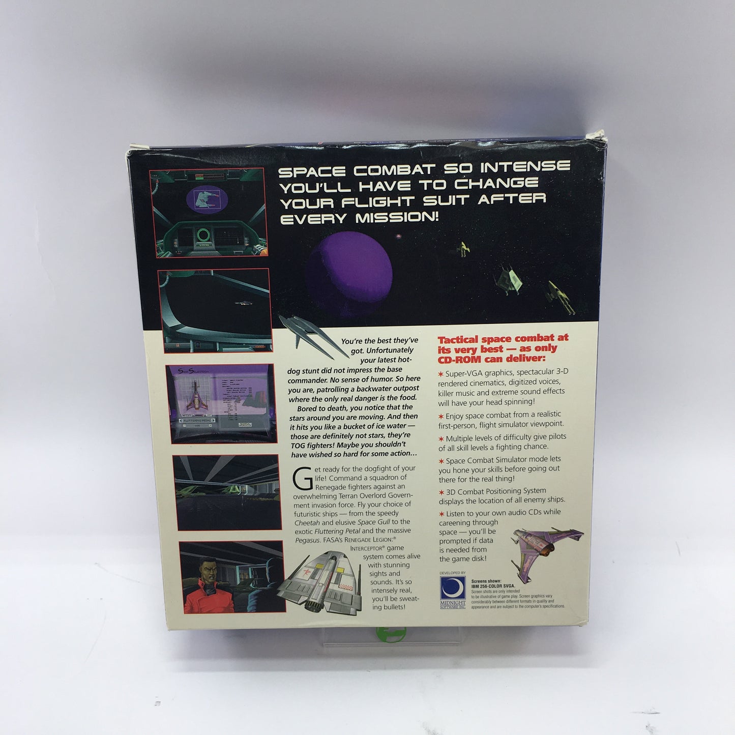 Renegade: Battle for Jacob's Star (PC, 1993) Complete in Original Box, CIB