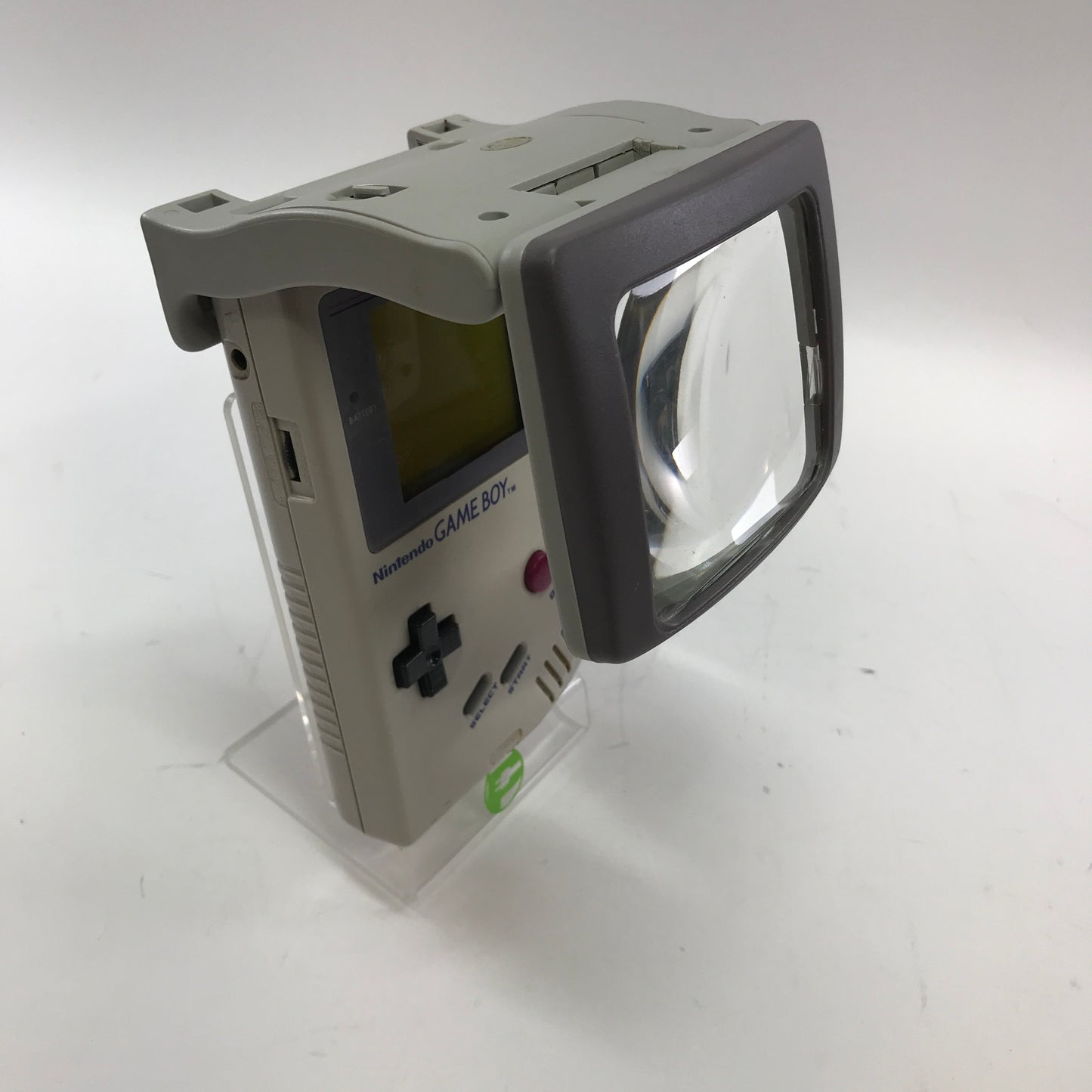 Nintendo Game Boy Handheld Game Console Only DMG-01 Gray w Magnifier Light