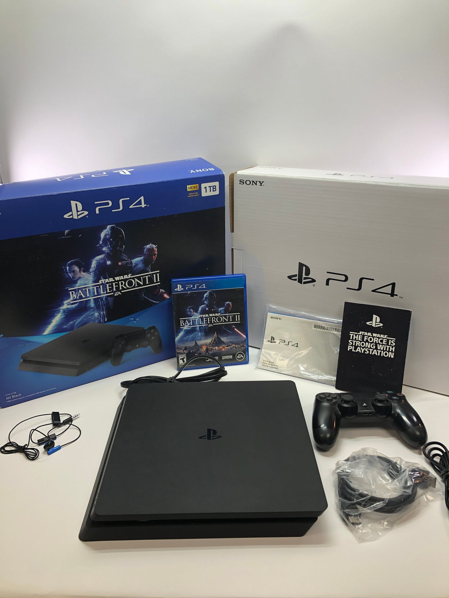 Sony PlayStation 4 Slim PS4 1TB Black Console Gaming System CHU-2115B