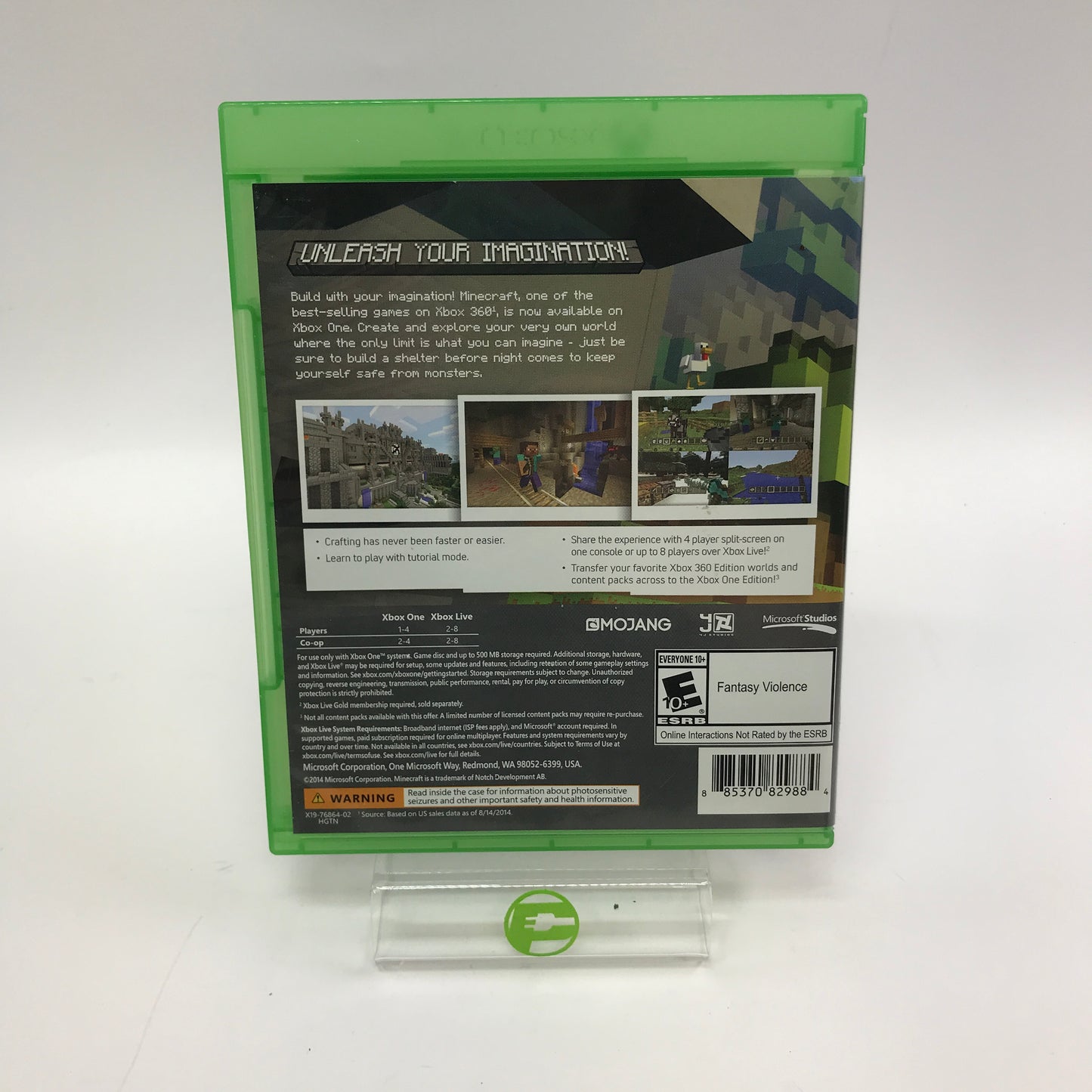 Minecraft [Xbox One Edition] (Microsoft Xbox One, 2014) w Original Box