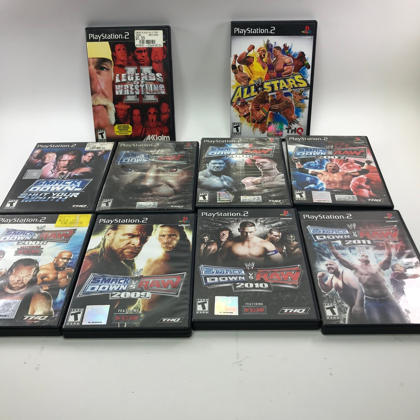 Smack Down vs Raw [06-11 and More] Sony PlayStation 2 PS2 Games