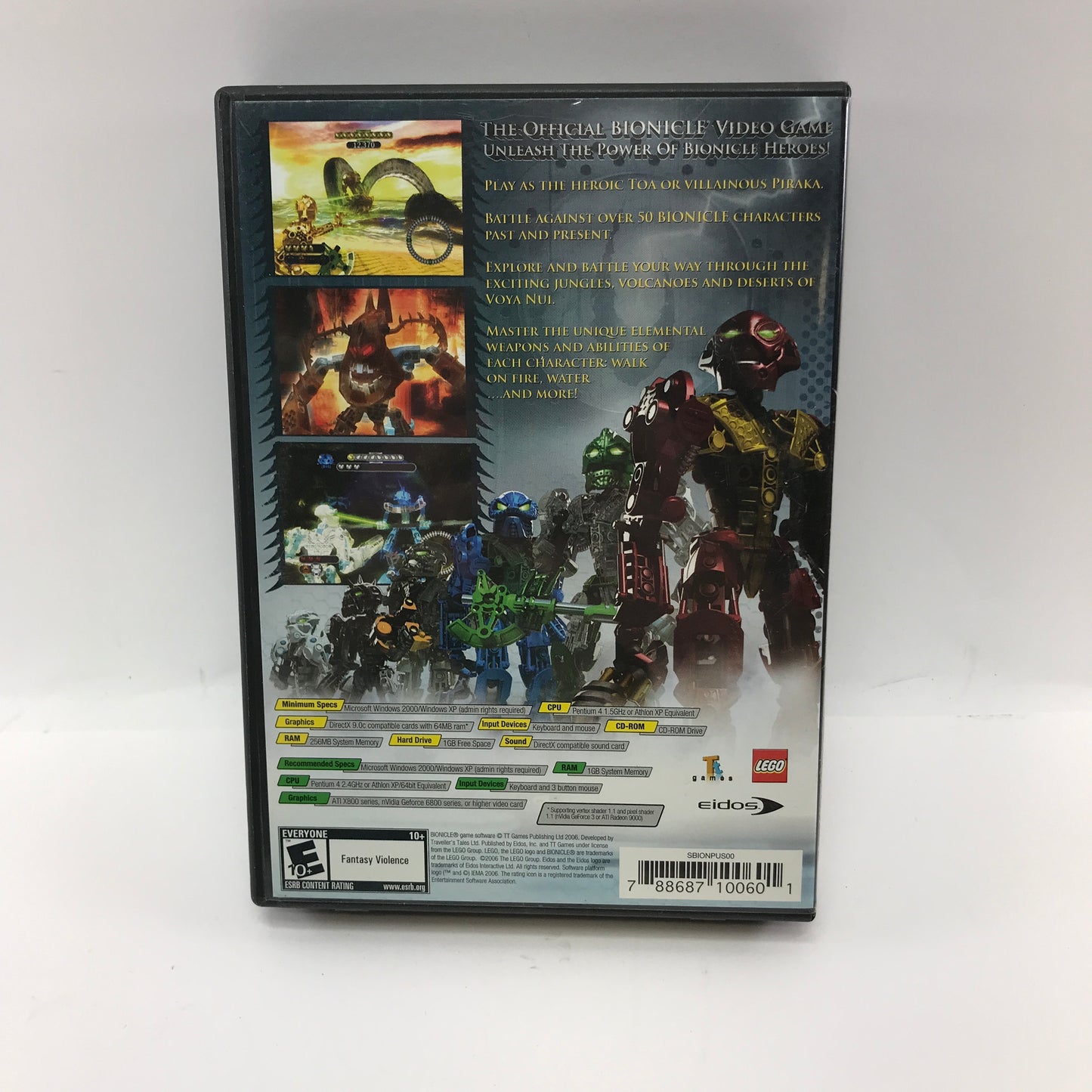 Bionicle Heroes (PC, 2006) Complete in Original Box w/ Manual, CIB