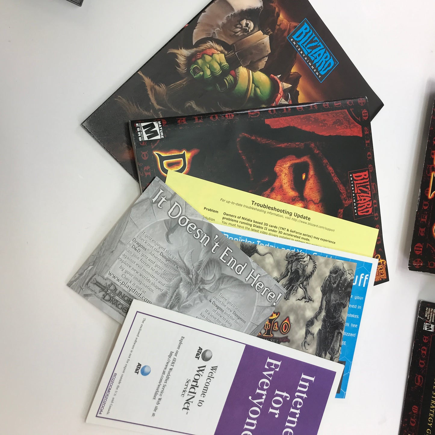 Diablo II (PC, 2000) w/ Lord of Destruction and Strategy Guide, CIB