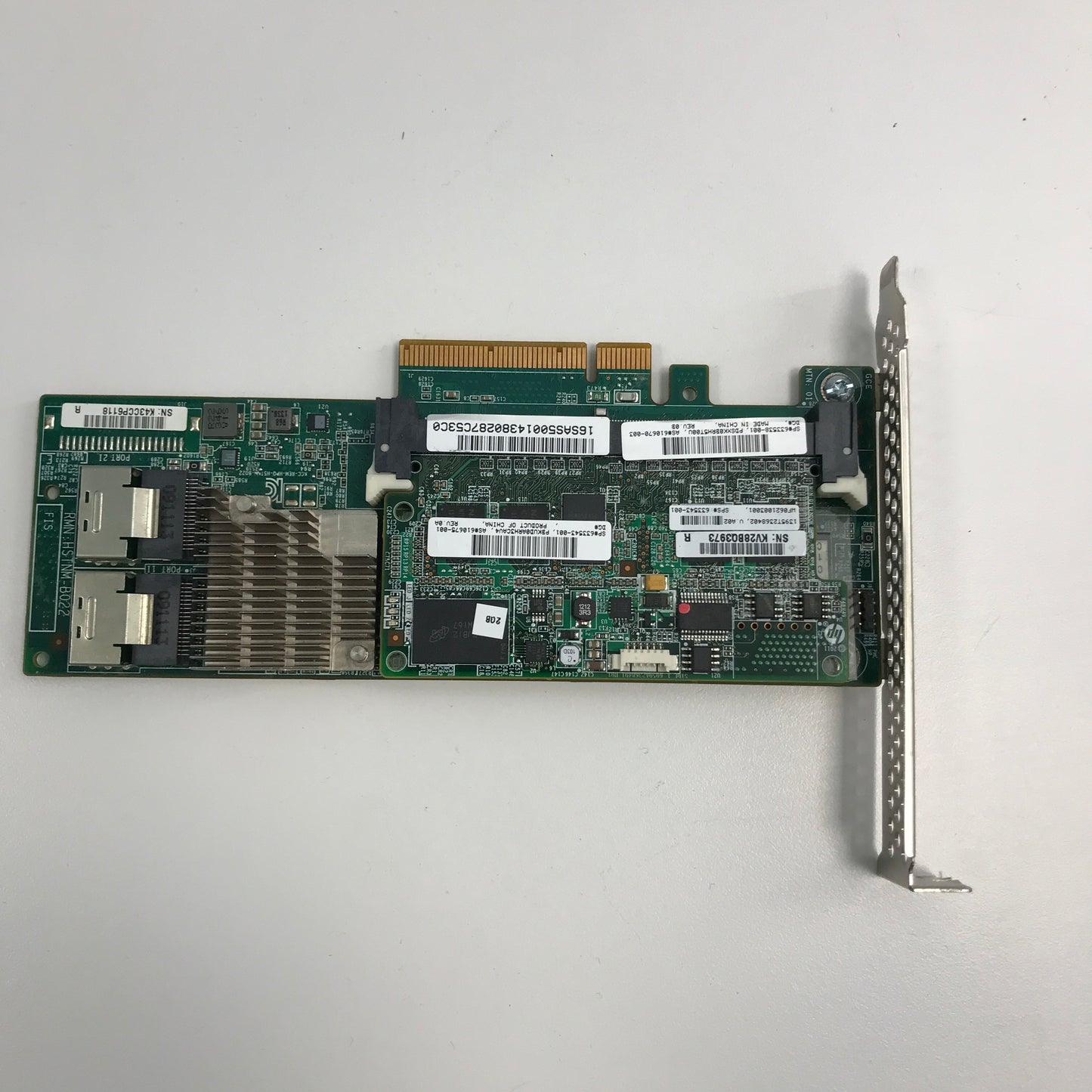 HP Smart Array P420 6Gb/s PCIe x8 SAS Raid Controller W/1GB FBWC P/N: 633538-001