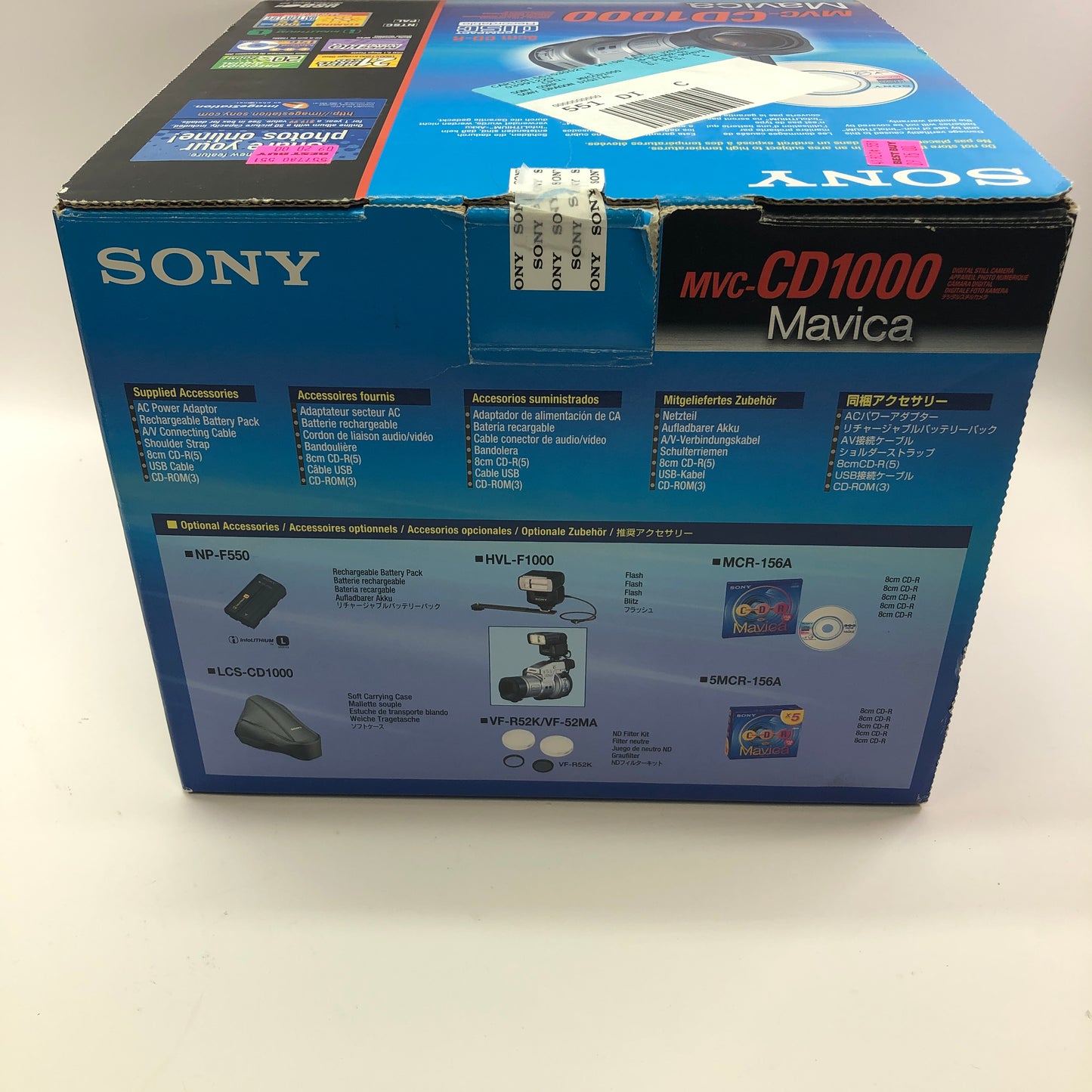 Sony MVC-CD1000 2.1MP Digtial Still Camera w Original Box