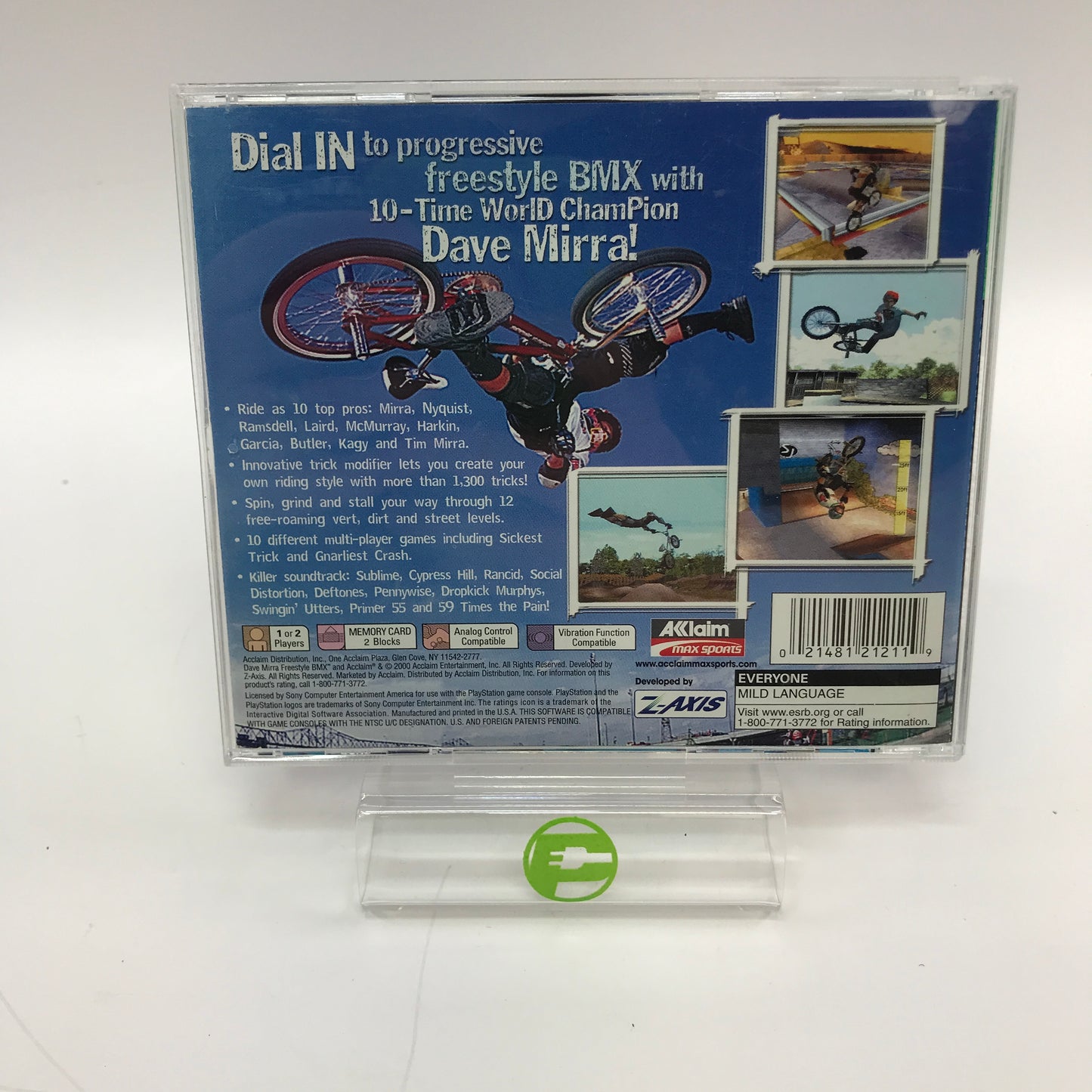 Dave Mirra Freestyle BMX [Greatest Hits] (Sony PlayStation 1 PS1, 2000) CIB