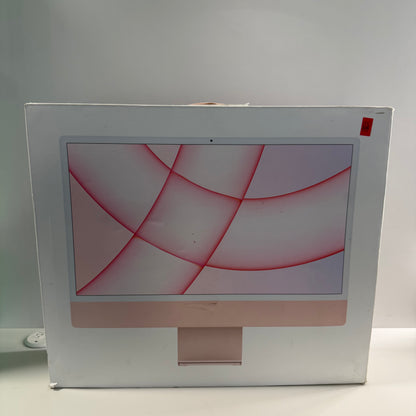 Broken 2021 Apple iMac 24" M1 8 Core 3.2GHz 8GB RAM 256GB SSD A2439 Pink Read
