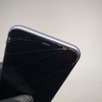 Broken T-Mobile Apple iPhone 11 64GB MWK52LL/A Read Description
