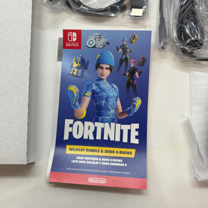 Nintendo Switch v1 Console Gaming System HAC-001 Fortnite Wildcat Edition