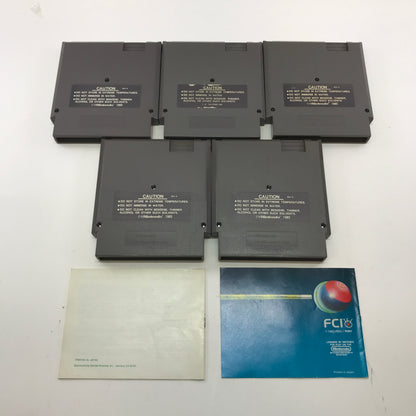 Lot of 5 Nintendo NES Games Sports
