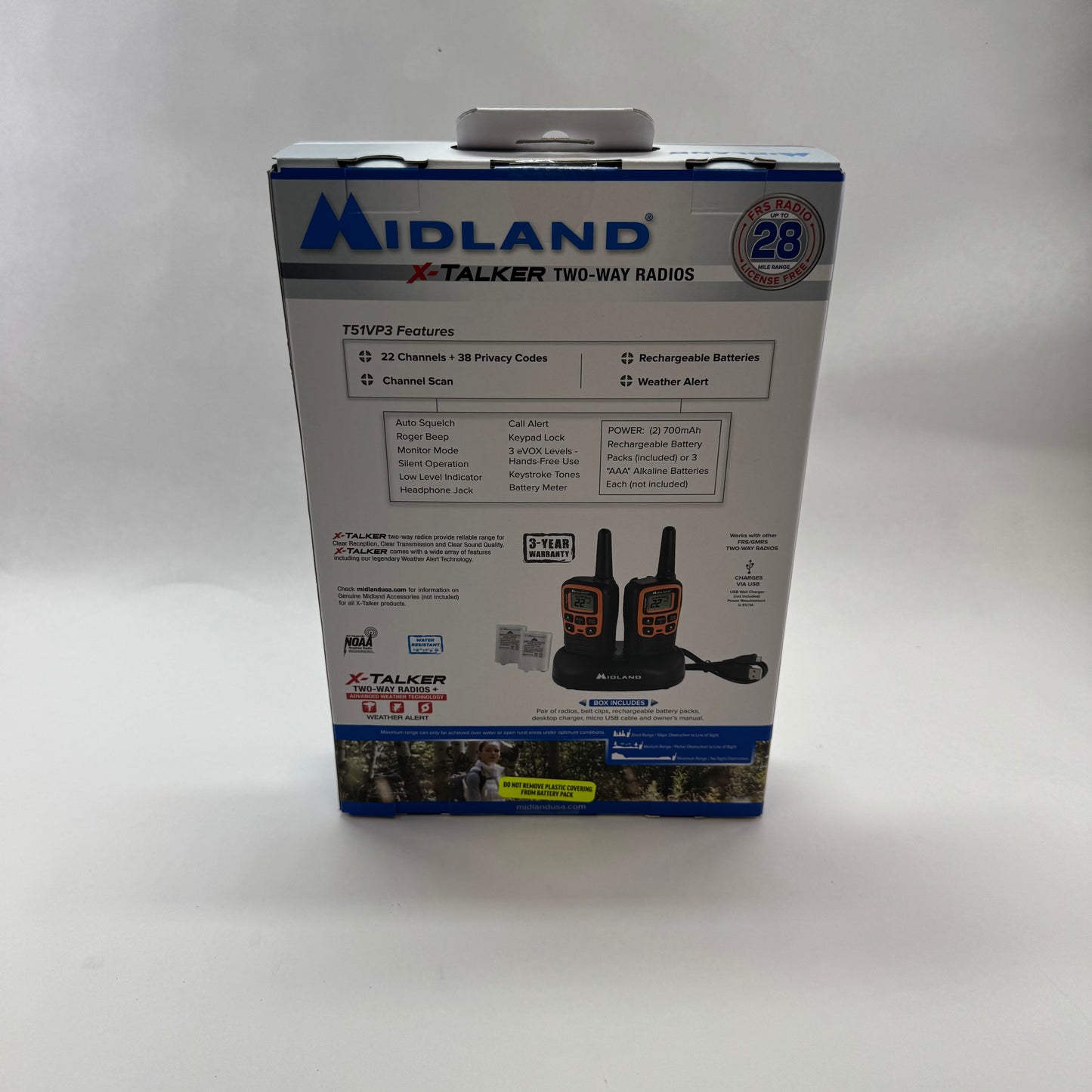 New Midland X-talker Two-Way radios T51VP3