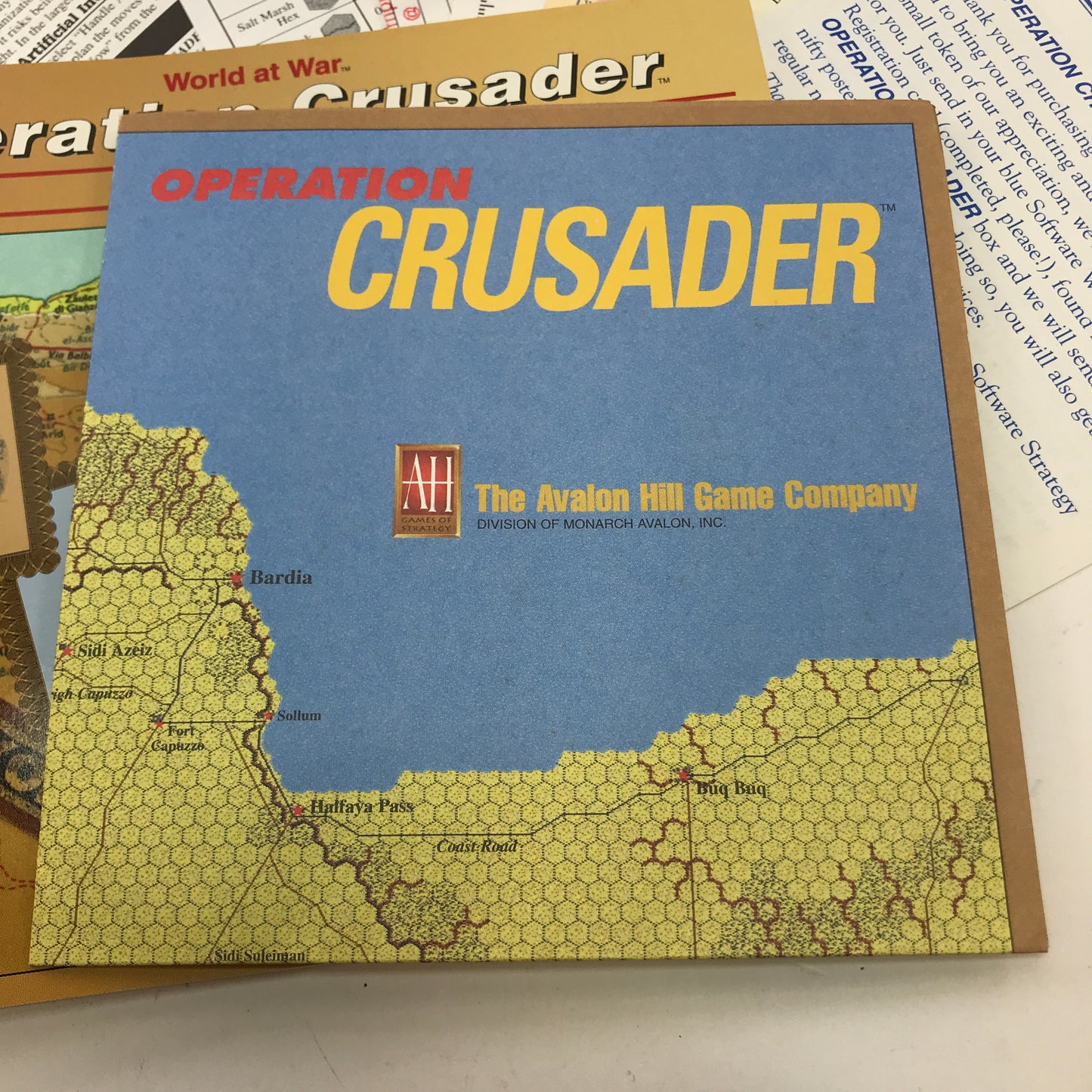 Operation Crusader (PC, 1989) Complete in Original Box, CIB