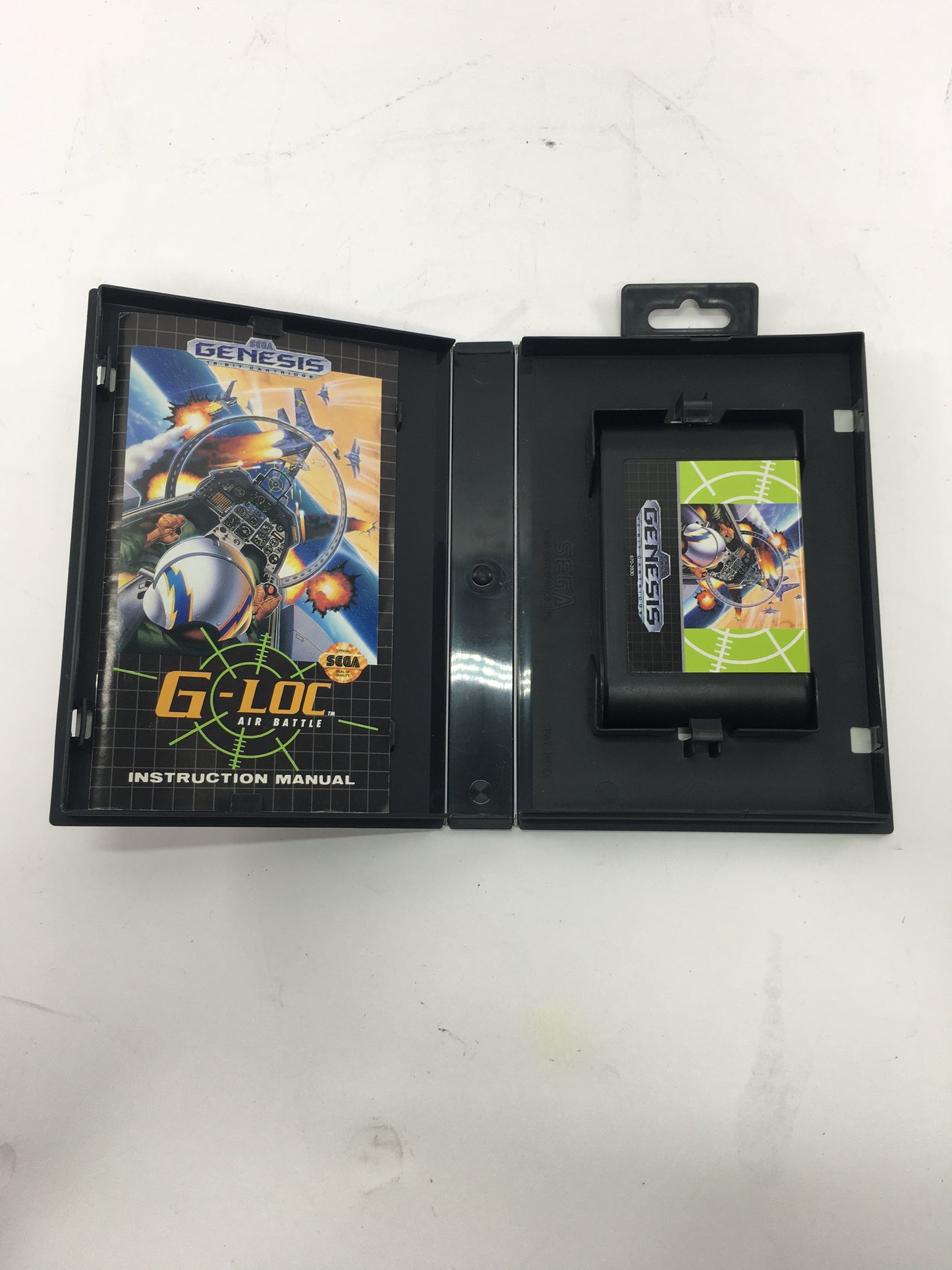 G-LOC Air Battle (Sega Genesis, 1993) CIB, Tested, Fully Working
