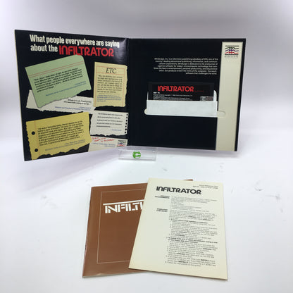 Infiltrator (PC, 1986) Complete in Original Box w/ Manual, Good Condition, CIB