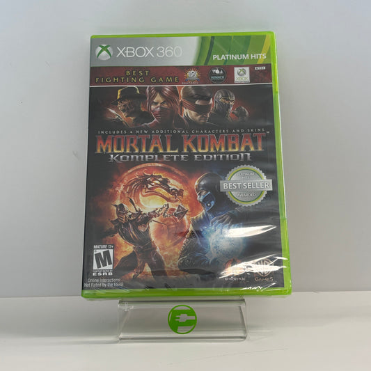 Factory Sealed New Mortal Kombat [Komplete Edition] (Microsoft Xbox 360, 2012)