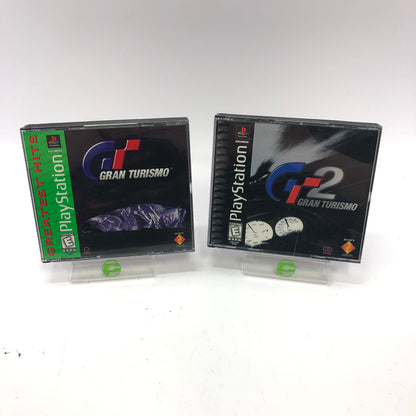 Gran Turismo and Gran Turismo 2 Collection, CIB, Sony PlayStation 1 PS1 Games