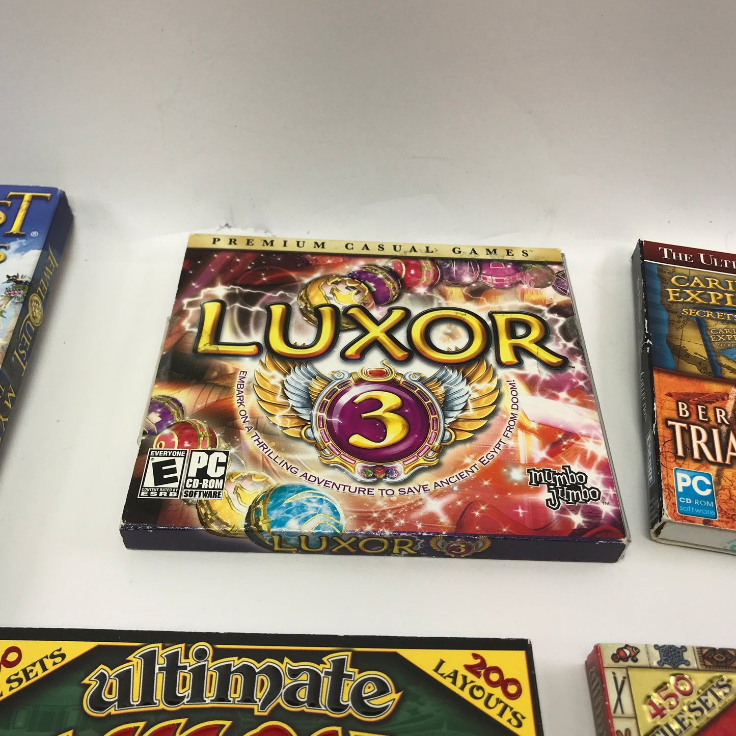 Lot of 9 Find-It, Multi-Game Packs for PC [Luxor, Mahjongg, Atari2600 and More]