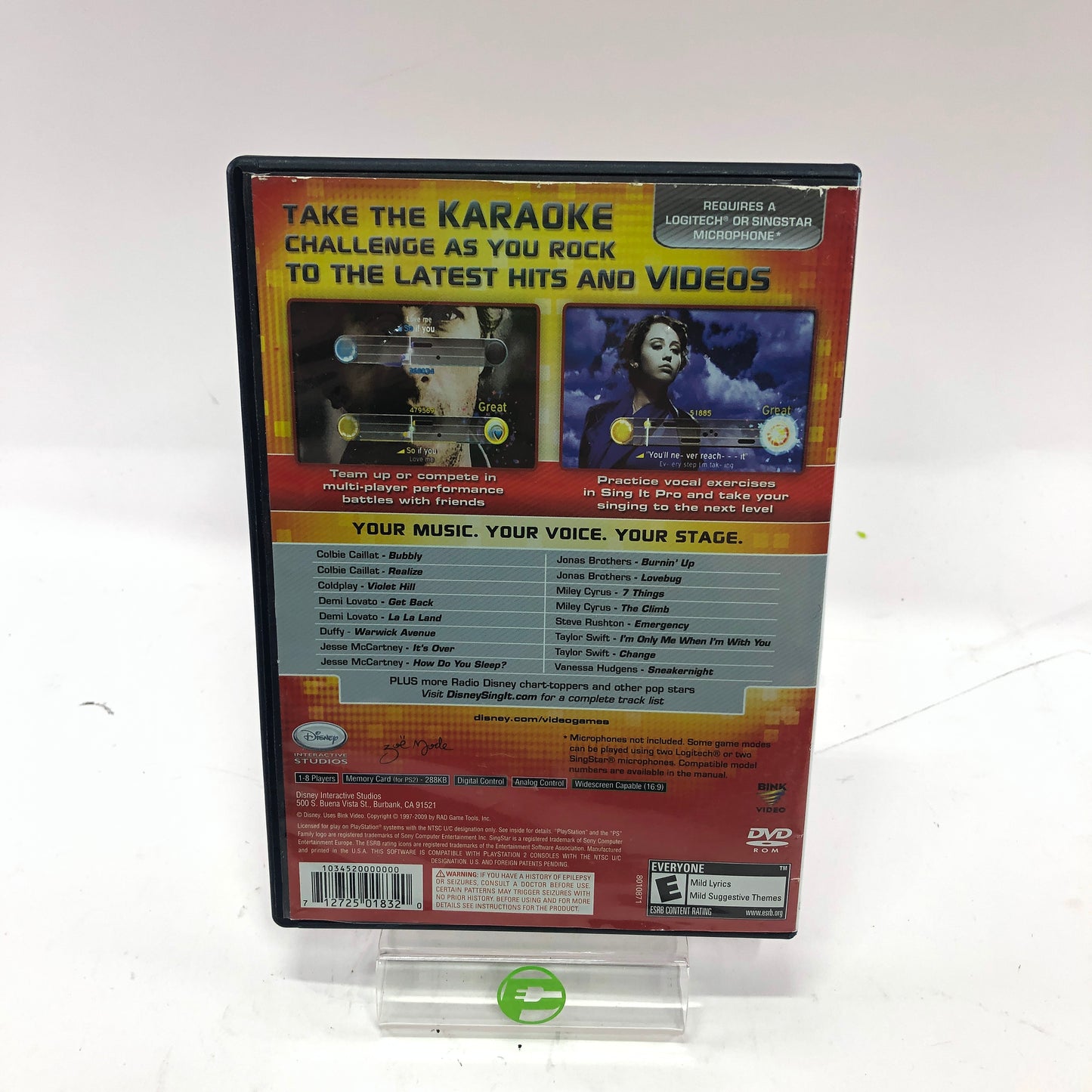 SingStar Collection [80's, 90s, Pop and More] Sony PlayStation 2 PS2