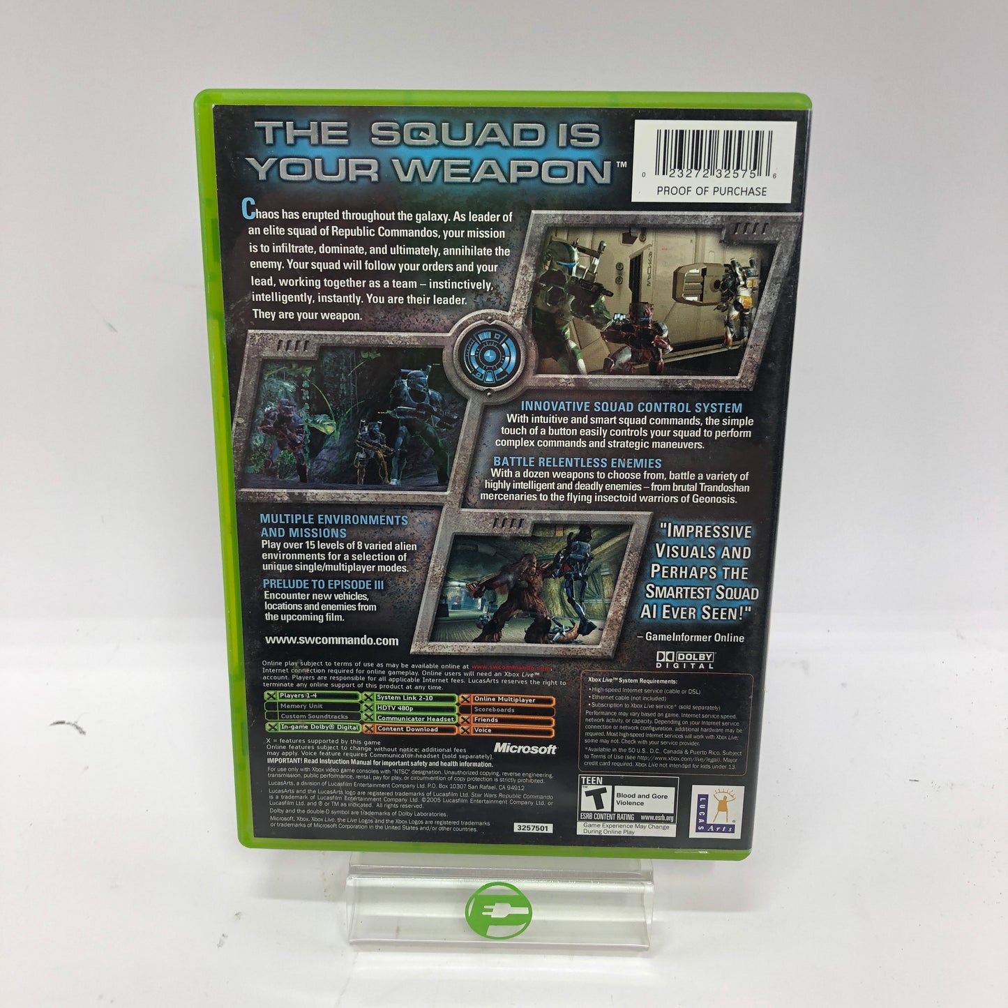 Star Wars Xbox Collection [Rep Commando, Knights I & II] Microsoft Original Xbox