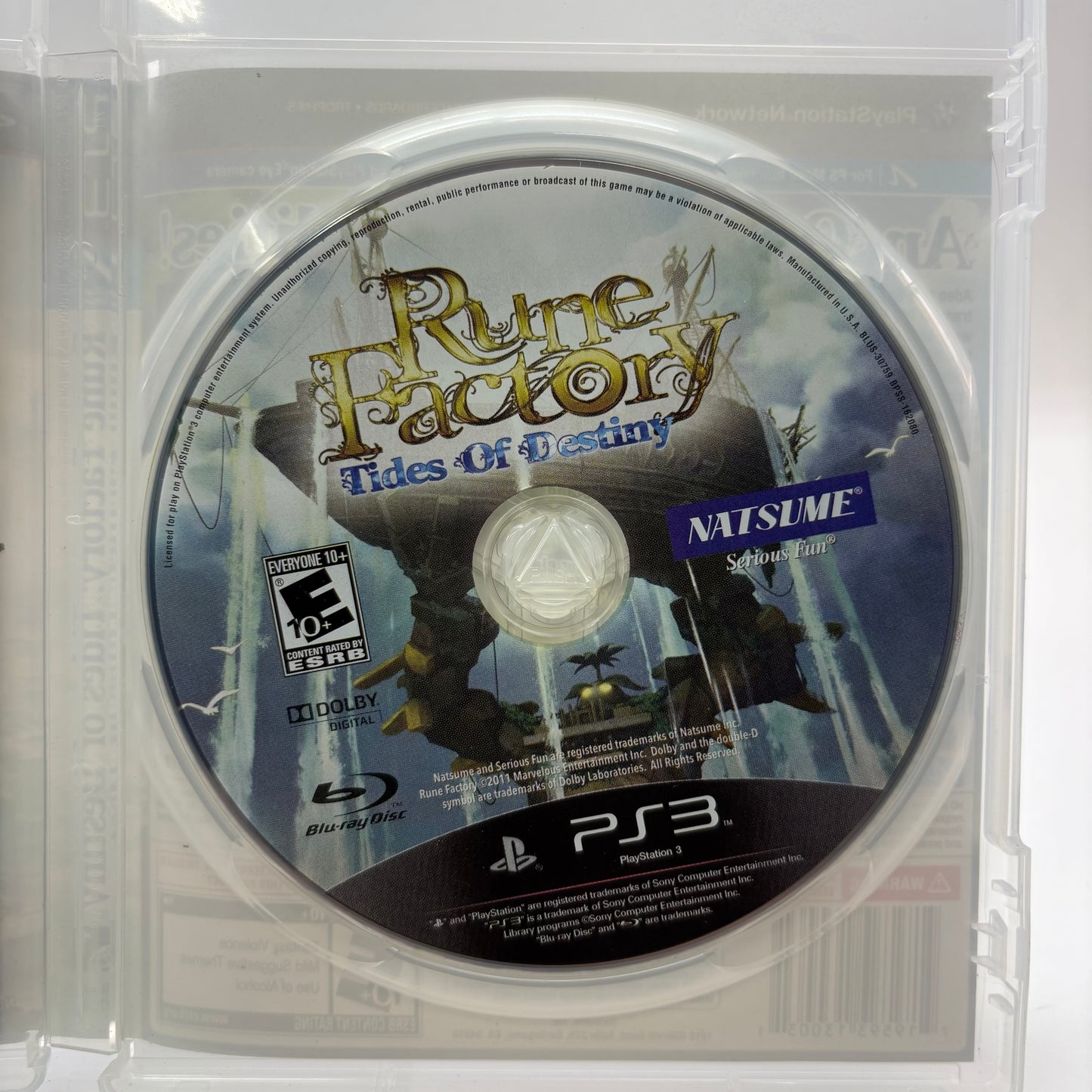 Rune Factory: Tides of Destiny (Sony PlayStation 3 PS3, 2011)
