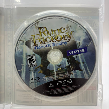 Rune Factory: Tides of Destiny (Sony PlayStation 3 PS3, 2011)