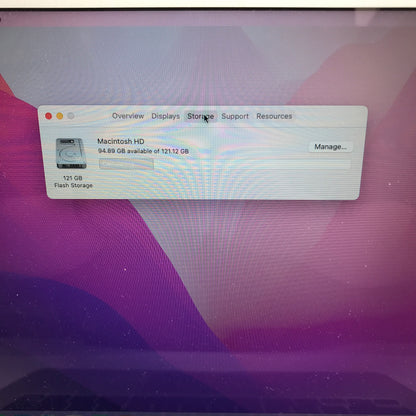 2015 Apple MacBook Air 13.3" i5 1.2GHz 4GB RAM 128GB SSD Silver A1466