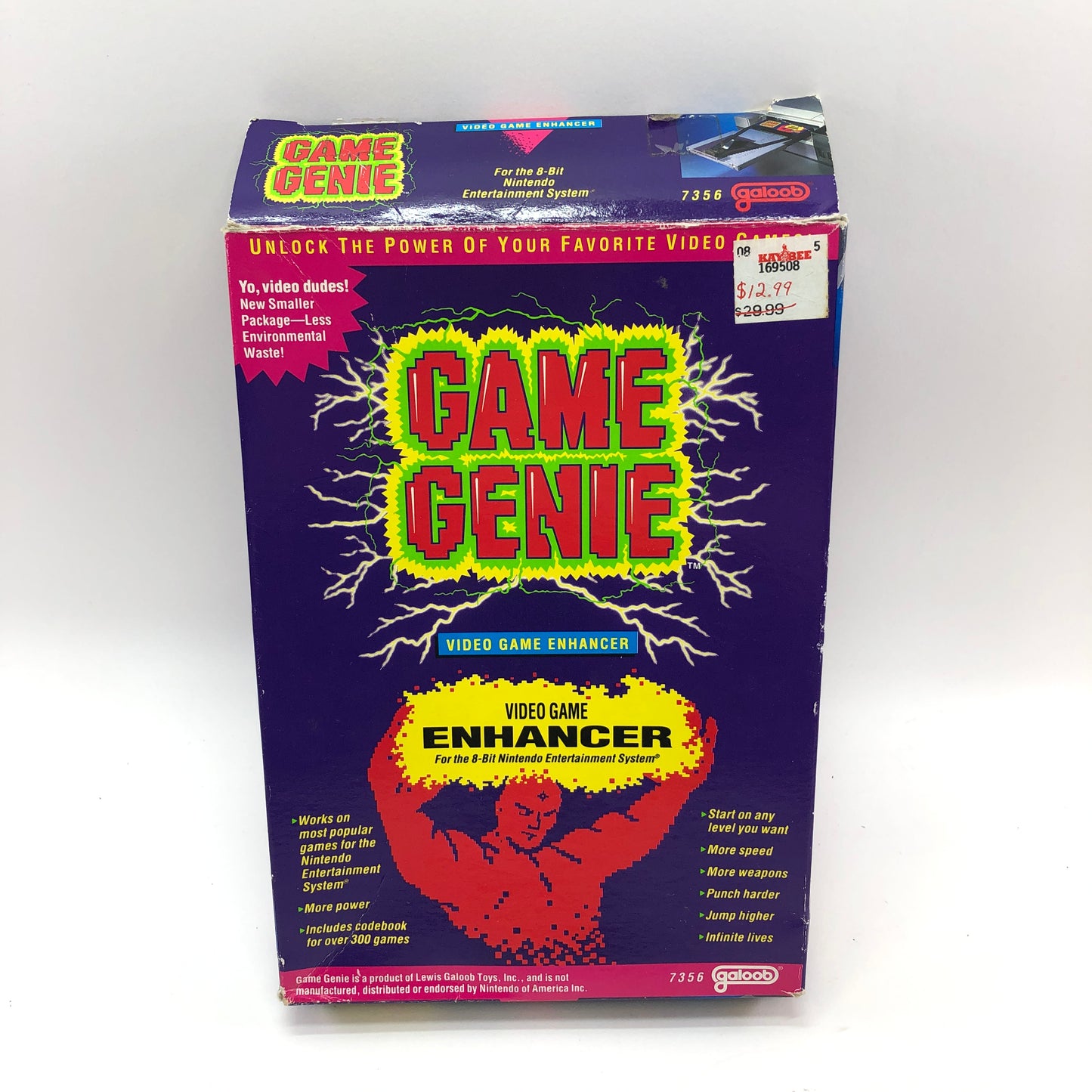 Galoob Game Genie Video Game Enhancer 7356 w Original Box and Code Book