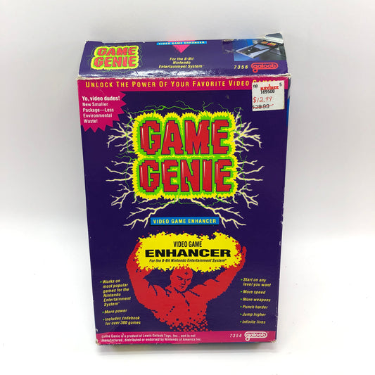 Galoob Game Genie Video Game Enhancer 7356 w Original Box and Code Book