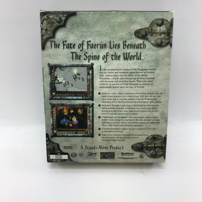 Icewind Dale (PC, 2000) w/ Original Big Box and Manual, No Map