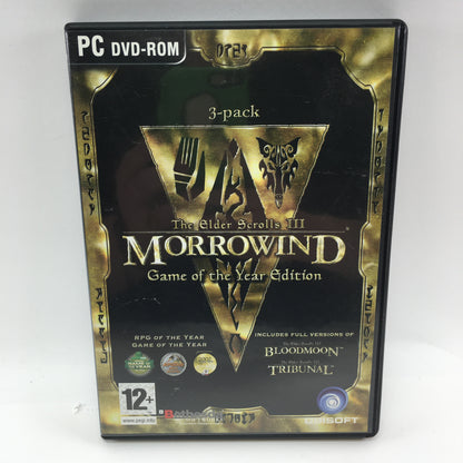 Elder Scrolls III Morrowind [Game of the Year] (PC) in Original Box No Manual
